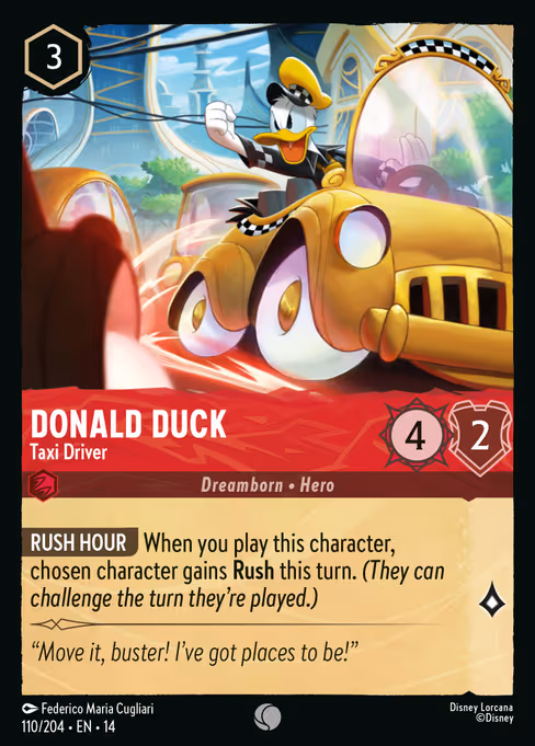 Donald Duck - Taxi Driver (Hyperia City #110)