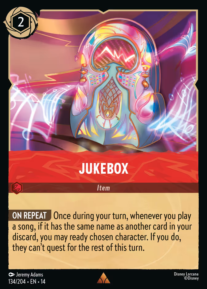 Jukebox — Hyperia City #134 (Disney Lorcana card)