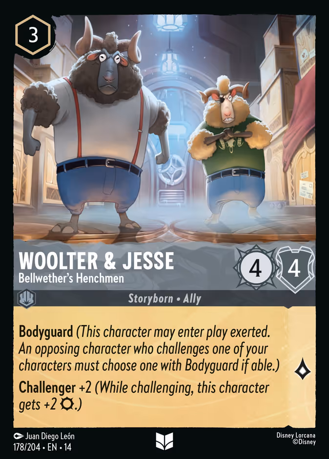 Woolter & Jesse - Bellwether's Henchmen — Hyperia City #178 (Disney Lorcana card)