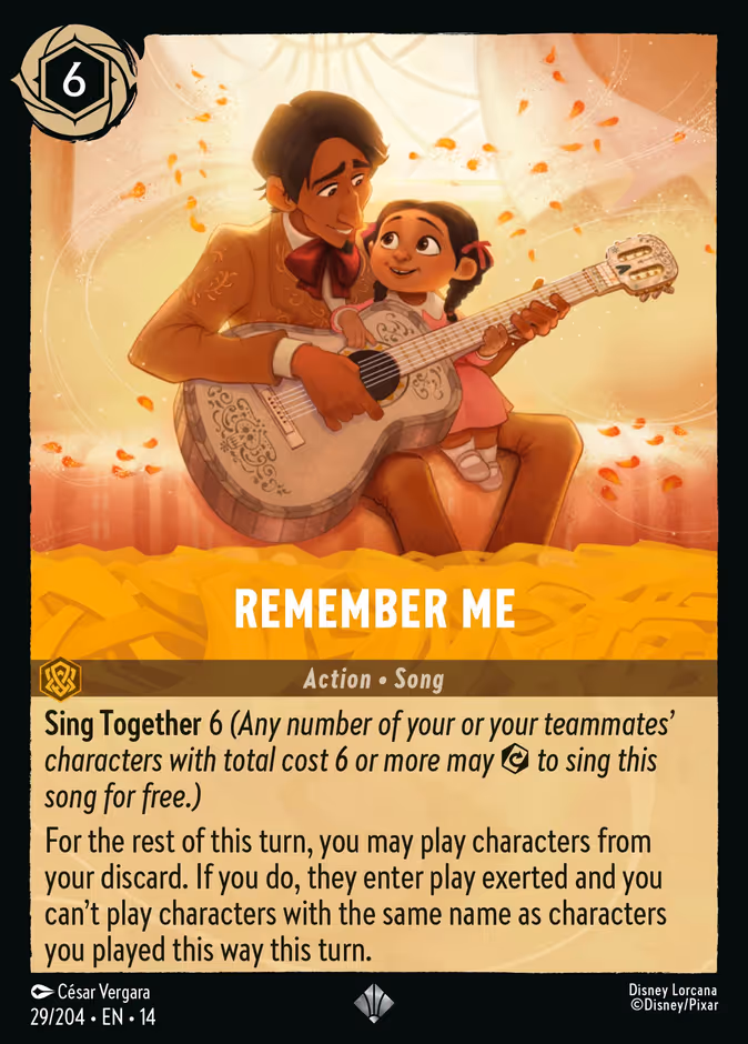 Remember Me — Hyperia City #29 (Disney Lorcana card)