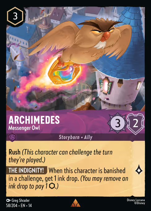Archimedes - Messenger Owl (Hyperia City #58)
