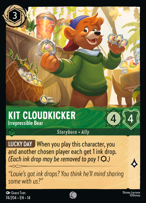 Kit Cloudkicker - Irrepressible Bear (Hyperia City #74)