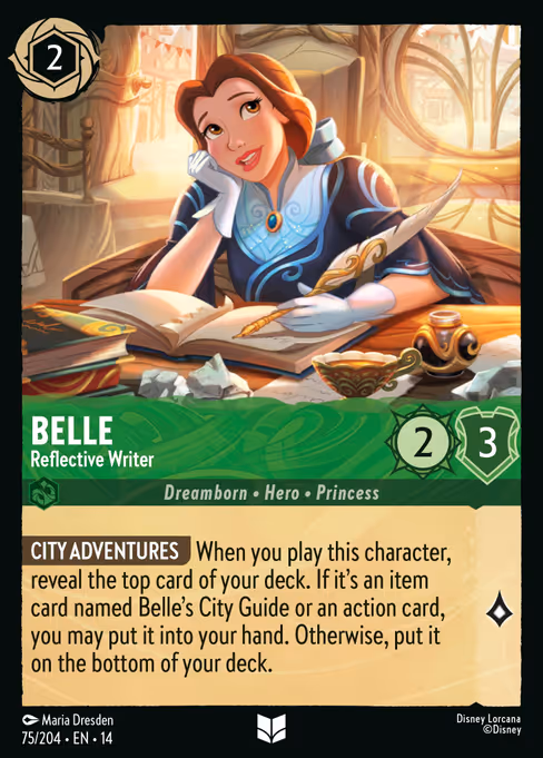 Belle - Reflective Writer (Hyperia City #75)