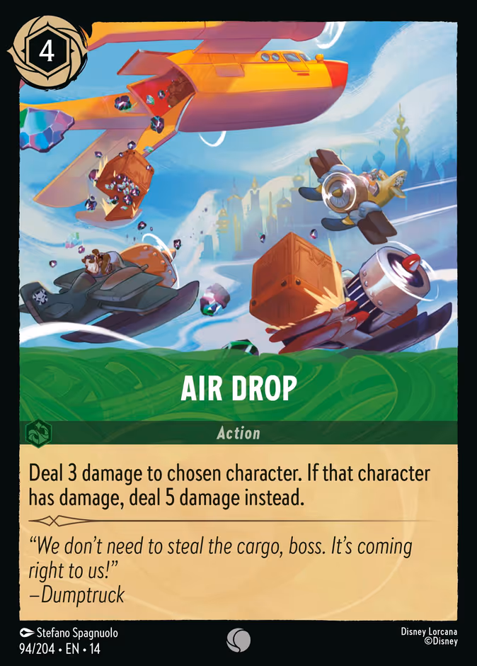 Air Drop — Hyperia City #94 (Disney Lorcana card)