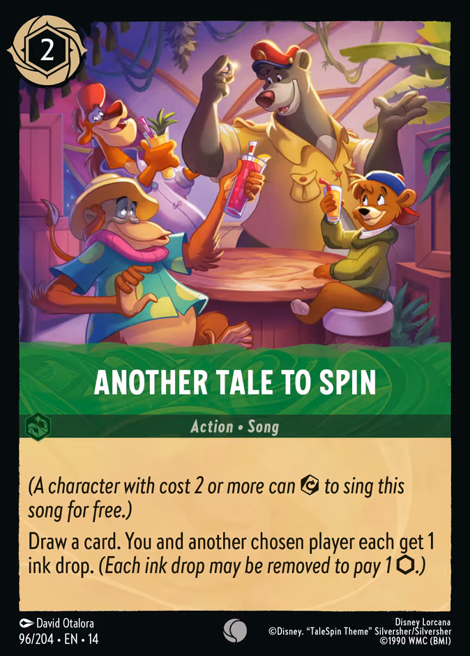 Another Tale to Spin — Hyperia City #96 (Disney Lorcana card)