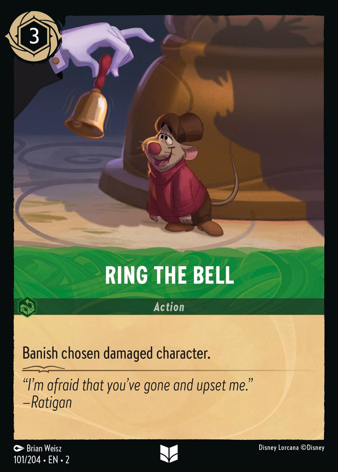 Ring the Bell — Rise of the Floodborn #101 (Disney Lorcana card)