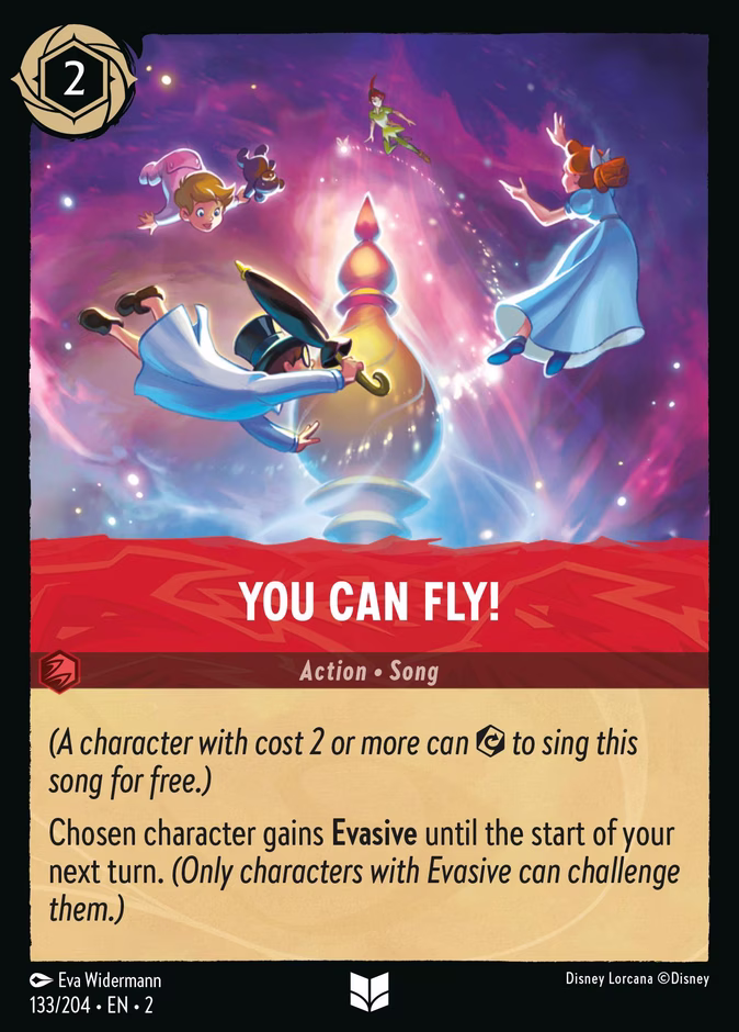 You Can Fly! — Rise of the Floodborn #133 (Disney Lorcana card)