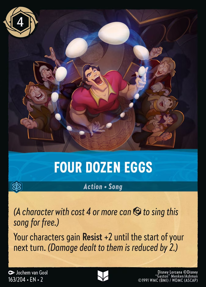 Four Dozen Eggs — Rise of the Floodborn #163 (Disney Lorcana card)