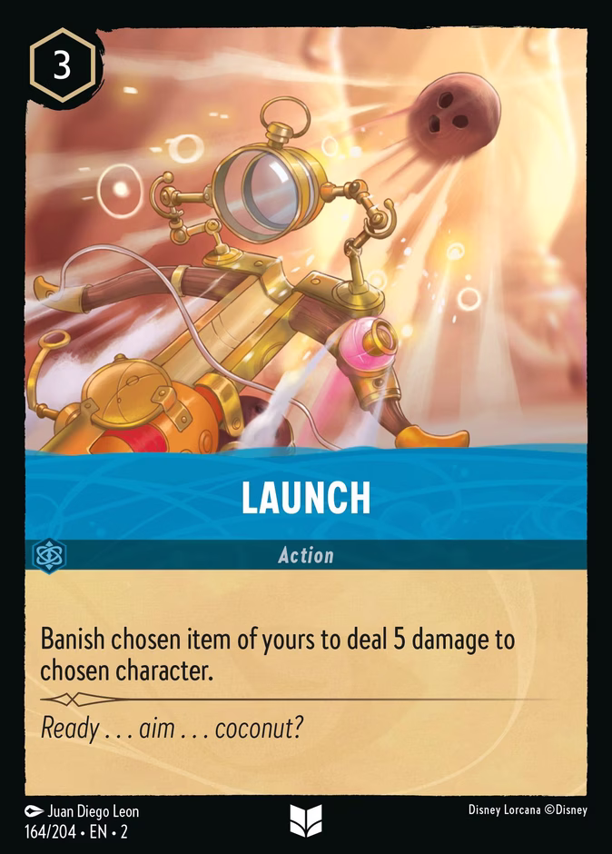 Launch — Rise of the Floodborn #164 (Disney Lorcana card)