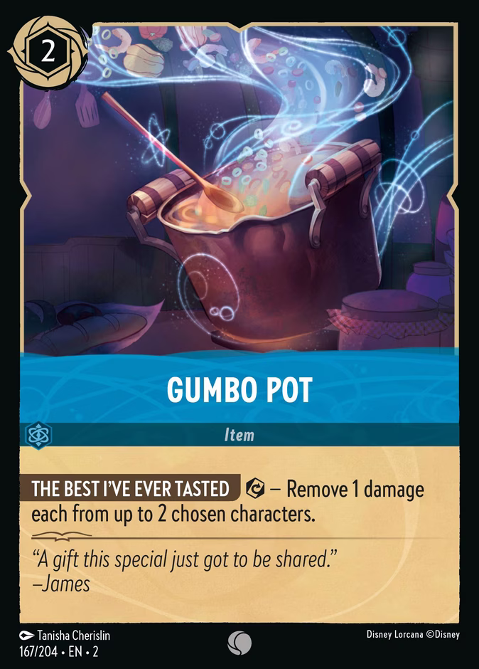 Gumbo Pot — Rise of the Floodborn #167 (Disney Lorcana card)