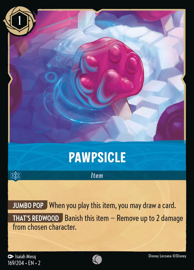 Pawpsicle — Rise of the Floodborn #169 (Disney Lorcana card)