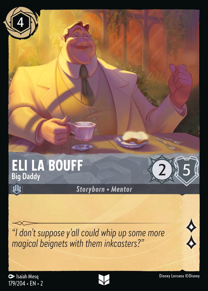 Eli La Bouff - Big Daddy — Rise of the Floodborn #179 (Disney Lorcana card)