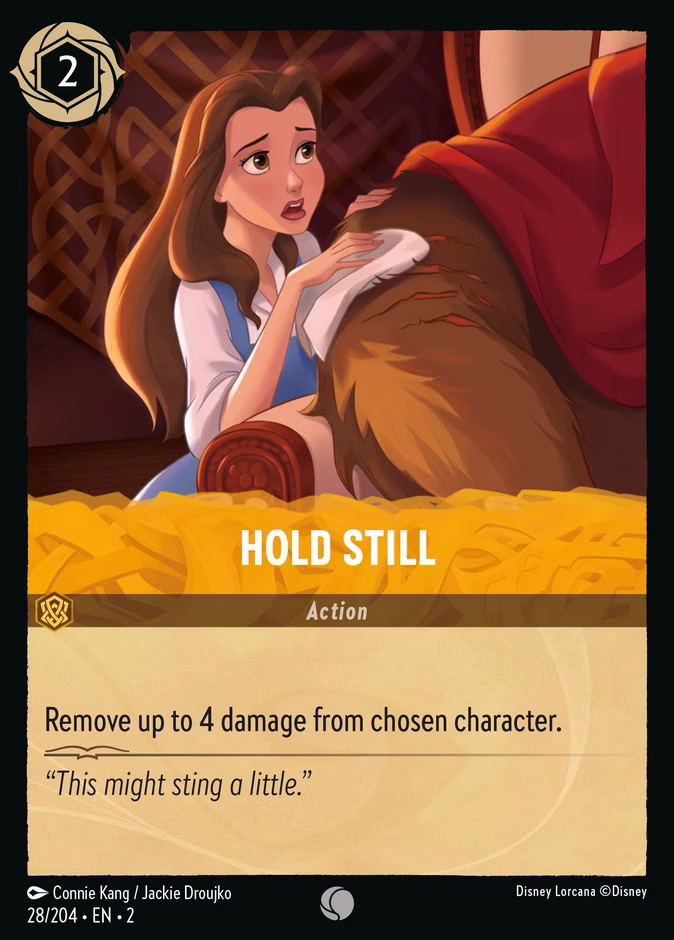 Hold Still — Rise of the Floodborn #28 (Disney Lorcana card)