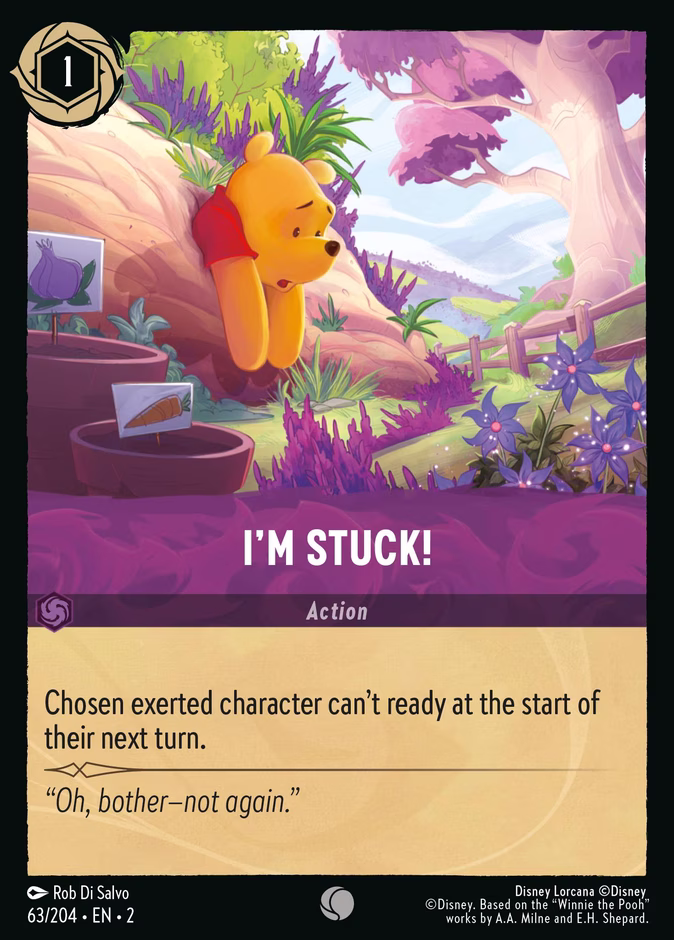 I'm Stuck! — Rise of the Floodborn #63 (Disney Lorcana card)