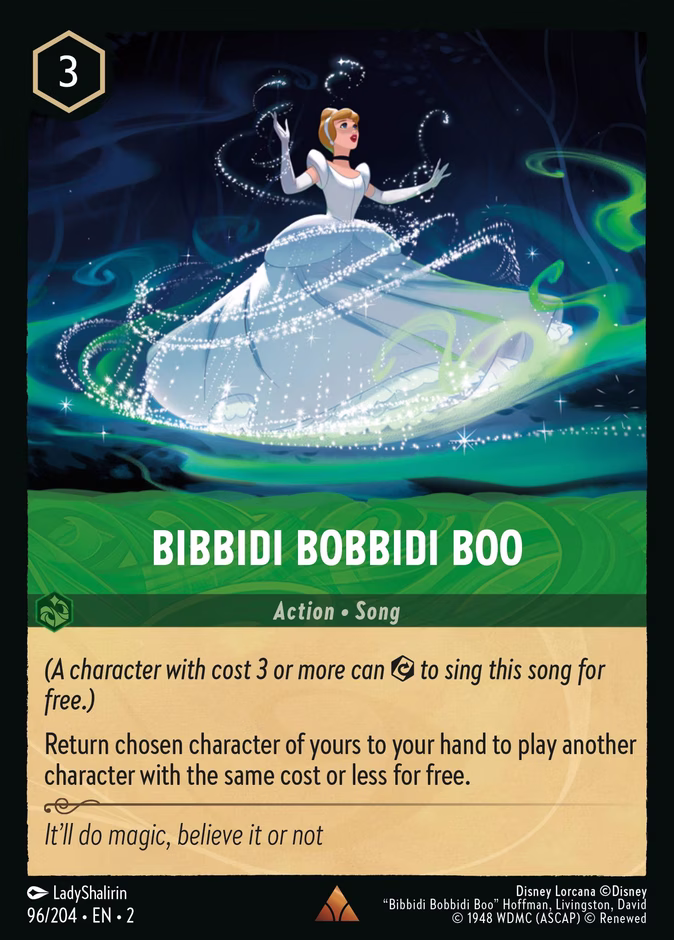 Bibbidi Bobbidi Boo — Rise of the Floodborn #96 (Disney Lorcana card)
