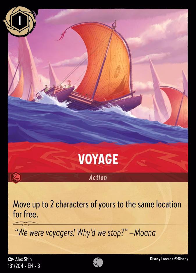 Voyage — Into the Inklands #131 (Disney Lorcana card)
