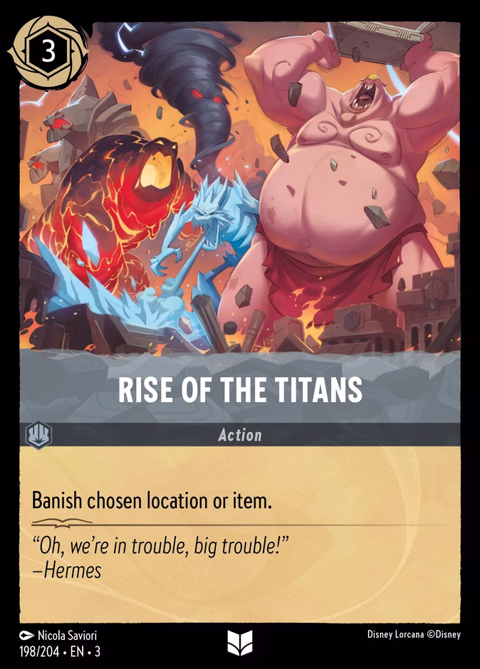 Rise of the Titans — Into the Inklands #198 (Disney Lorcana card)