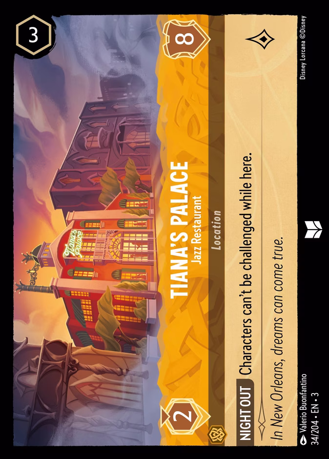 Tiana's Palace - Jazz Restaurant — Into the Inklands #34 (Disney Lorcana card)