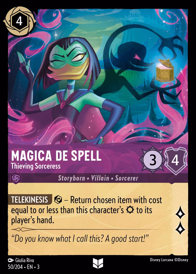 Magica De Spell - Thieving Sorceress — Into the Inklands #50 (Disney Lorcana card)