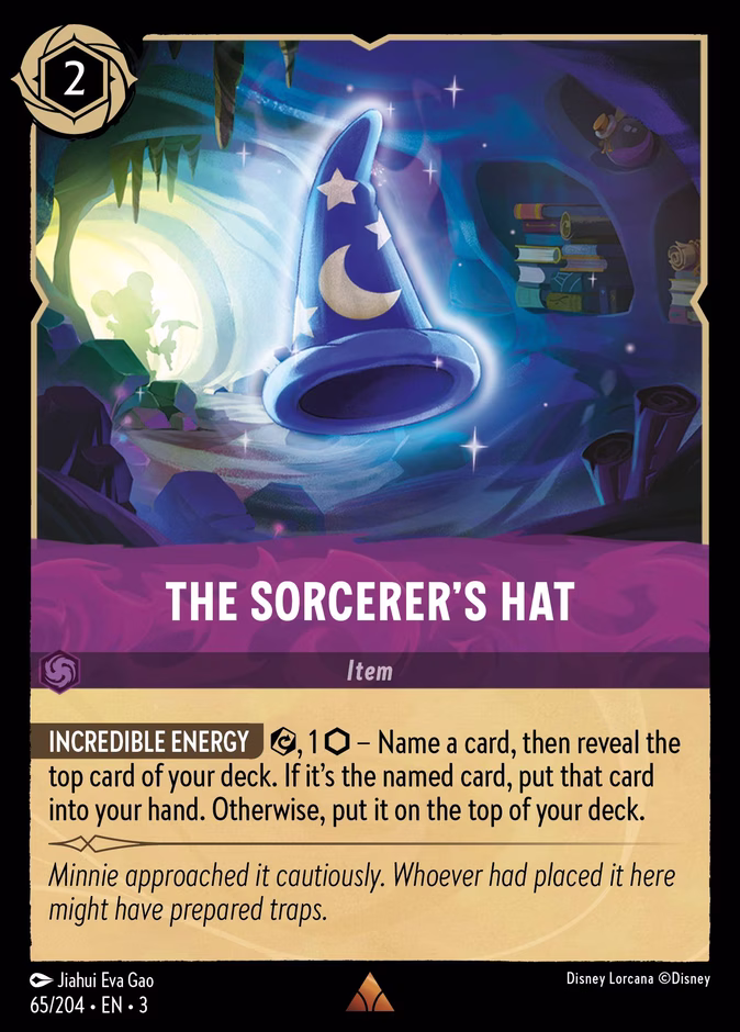 The Sorcerer's Hat — Into the Inklands #65 (Disney Lorcana card)