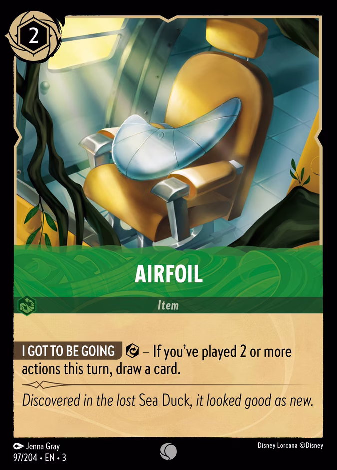 Airfoil — Into the Inklands #97 (Disney Lorcana card)