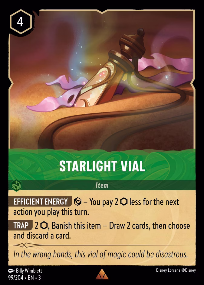 Starlight Vial — Into the Inklands #99 (Disney Lorcana card)