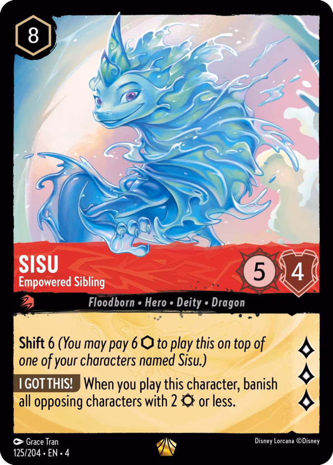 Sisu - Empowered Sibling — Ursula's Return #125 (Disney Lorcana card)