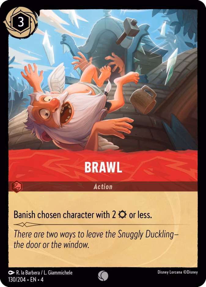 Brawl — Ursula's Return #130 (Disney Lorcana card)