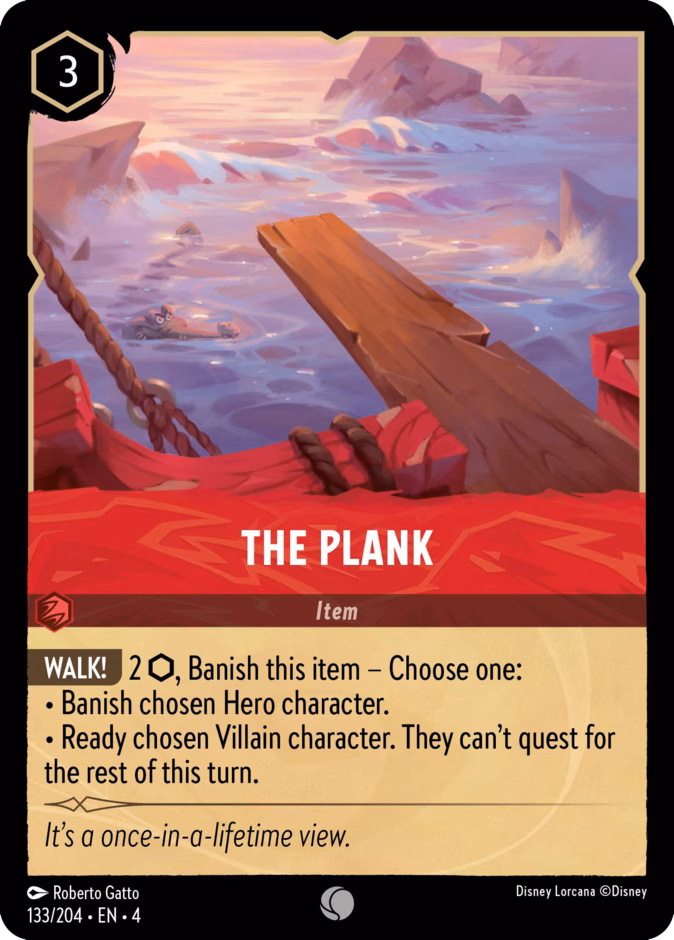 The Plank — Ursula's Return #133 (Disney Lorcana card)