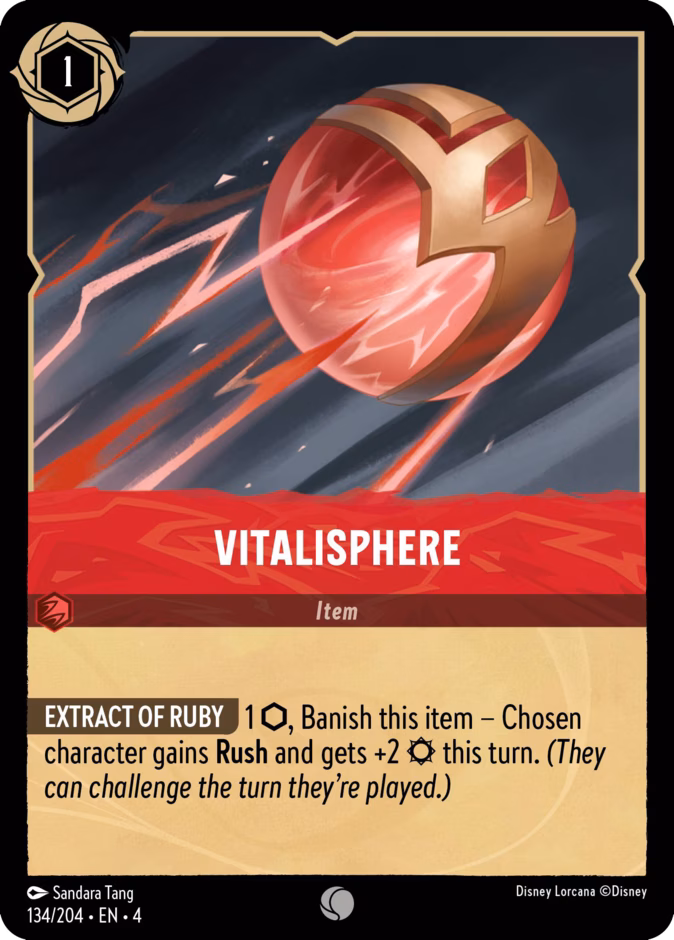 Vitalisphere — Ursula's Return #134 (Disney Lorcana card)