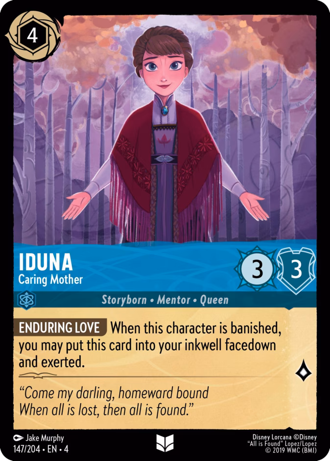 Iduna - Caring Mother — Ursula's Return #147 (Disney Lorcana card)