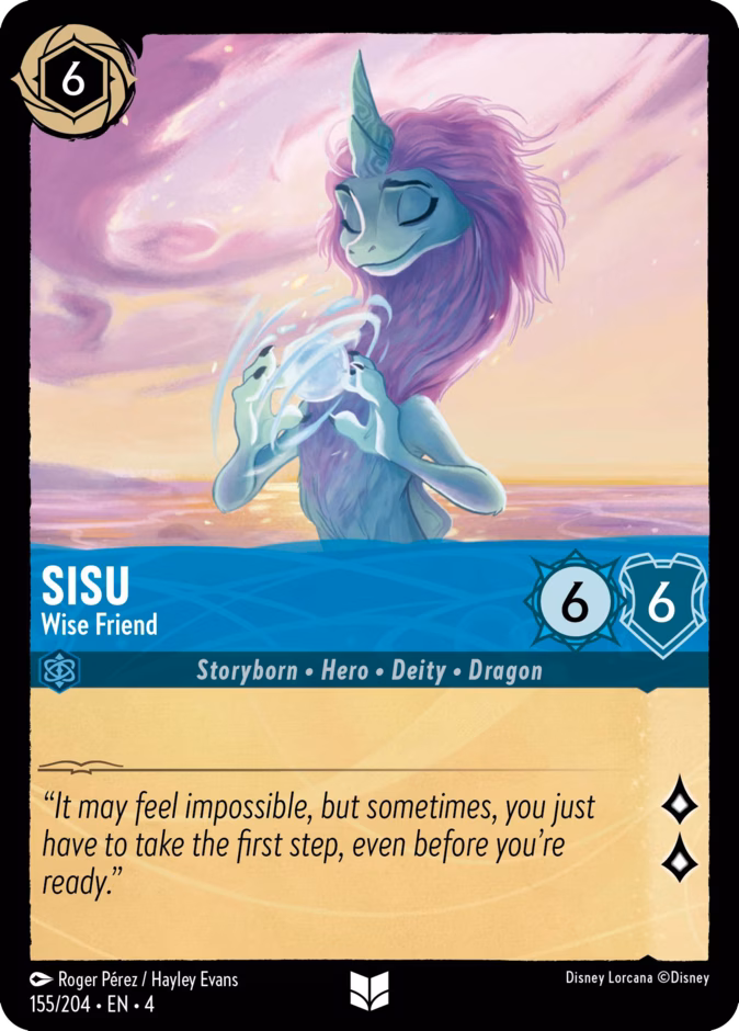 Sisu - Wise Friend — Ursula's Return #155 (Disney Lorcana card)