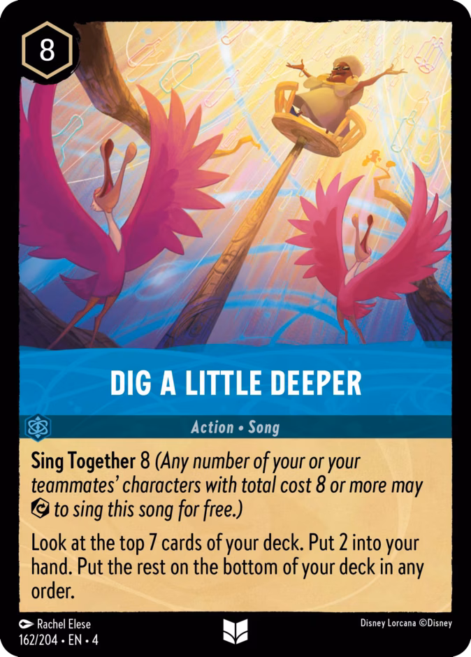 Dig a Little Deeper — Ursula's Return #162 (Disney Lorcana card)