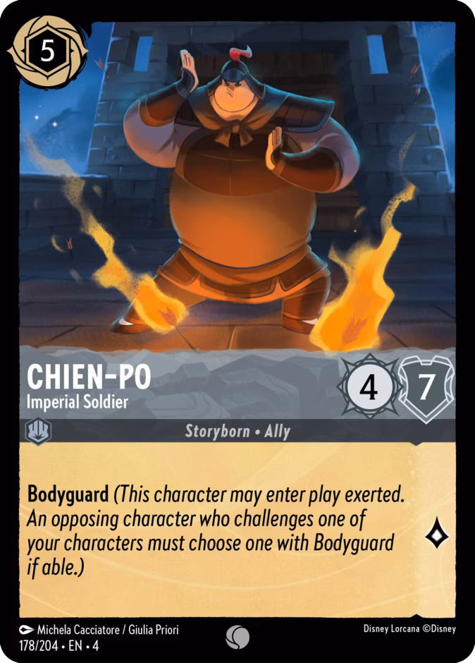 Chien-Po - Imperial Soldier — Ursula's Return #178 (Disney Lorcana card)