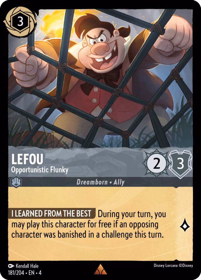 LeFou - Opportunistic Flunky — Ursula's Return #181 (Disney Lorcana card)