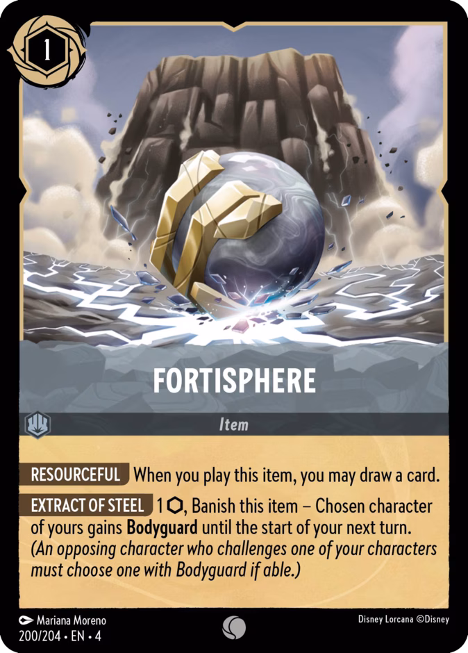 Fortisphere — Ursula's Return #200 (Disney Lorcana card)