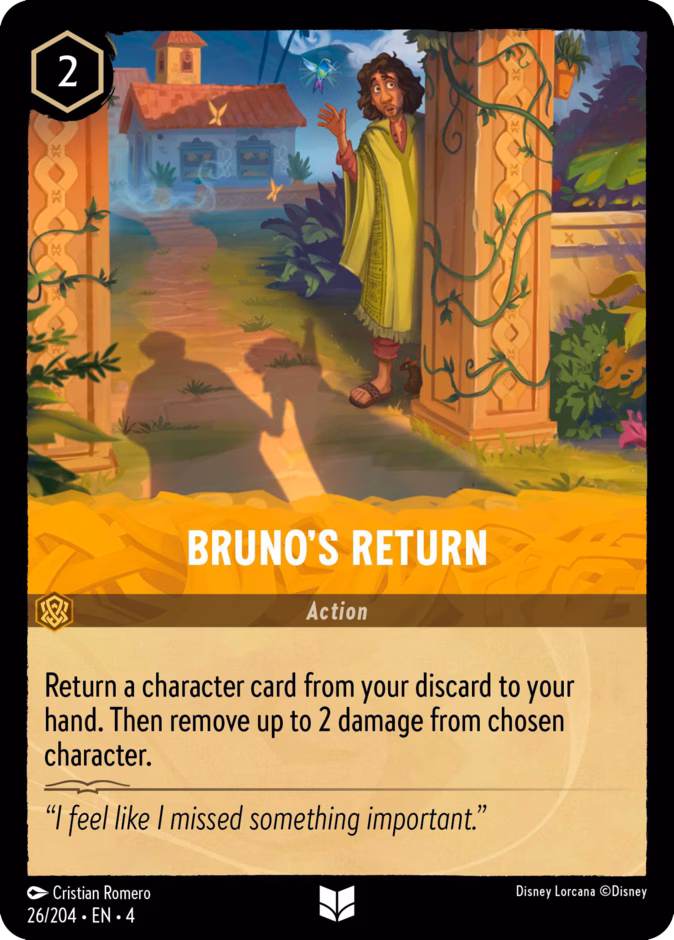 Bruno's Return — Ursula's Return #26 (Disney Lorcana card)