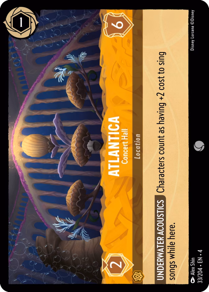 Atlantica - Concert Hall — Ursula's Return #33 (Disney Lorcana card)