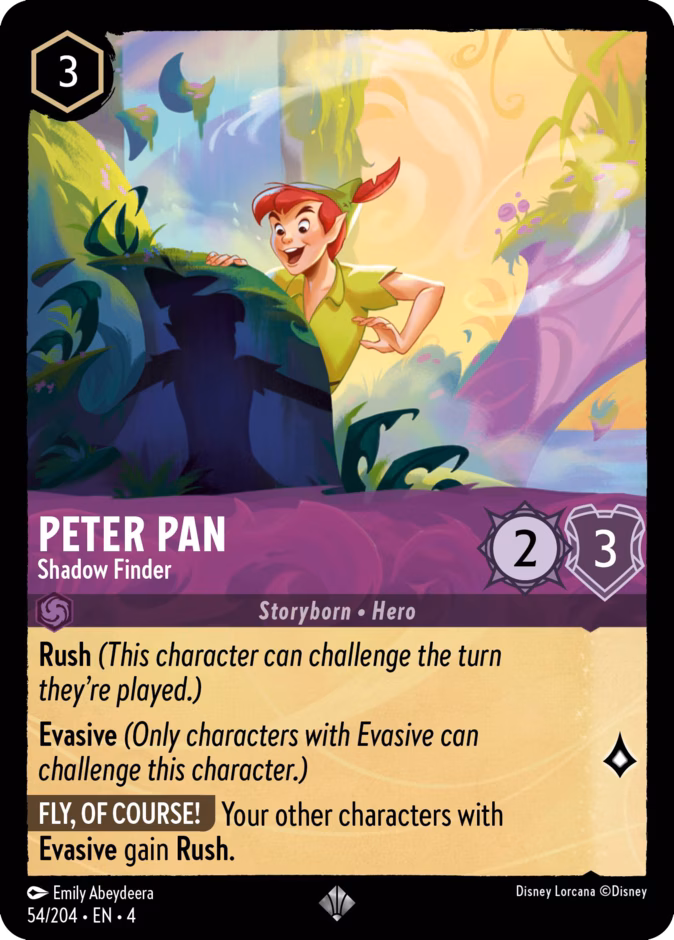 Peter Pan - Shadow Finder — Ursula's Return #54 (Disney Lorcana card)
