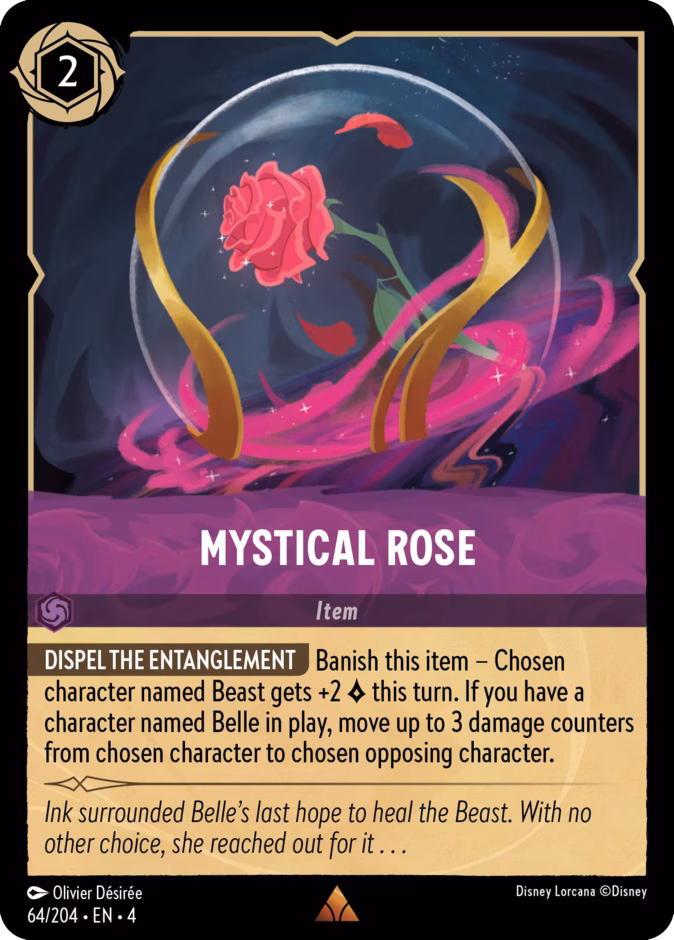 Mystical Rose — Ursula's Return #64 (Disney Lorcana card)