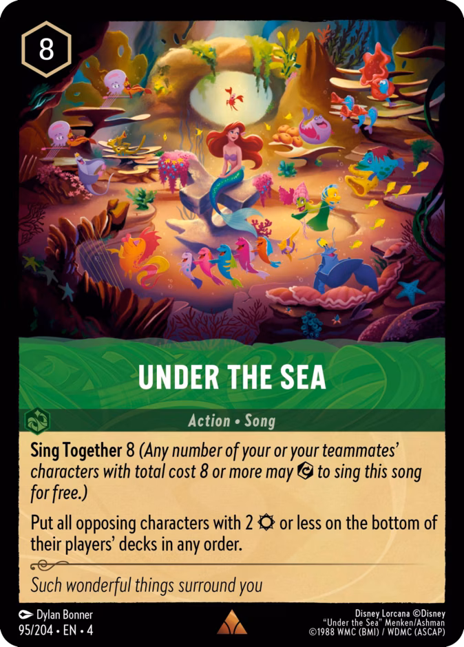 Under the Sea — Ursula's Return #95 (Disney Lorcana card)