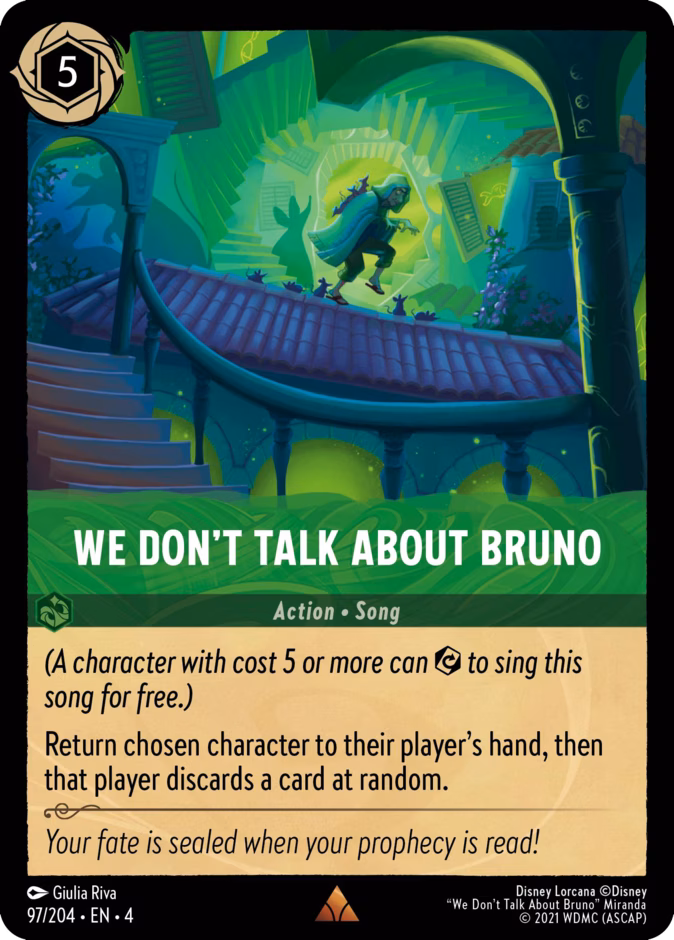 We Don’t Talk About Bruno — Ursula's Return #97 (Disney Lorcana card)