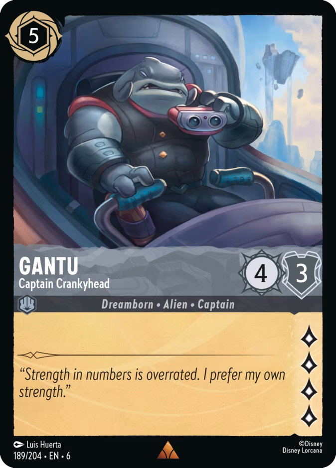 Gantu - Captain Crankyhead — Azurite Sea #189 (Disney Lorcana card)