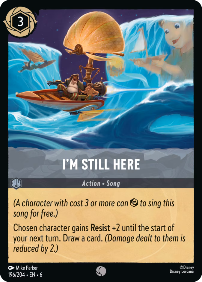 I'm Still Here — Azurite Sea #196 (Disney Lorcana card)