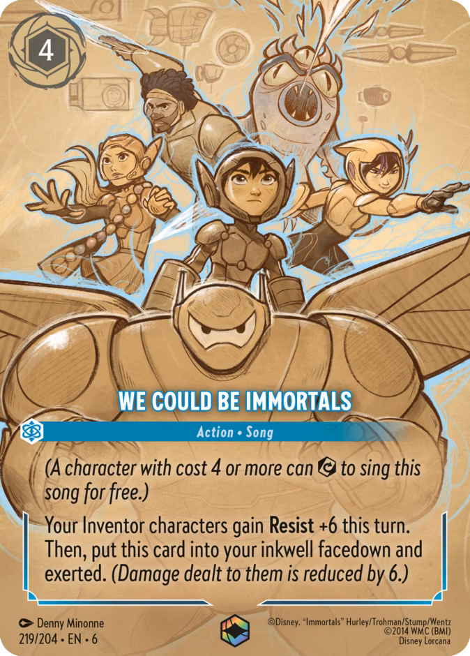 We Could Be Immortals — Azurite Sea #219 (Disney Lorcana card)