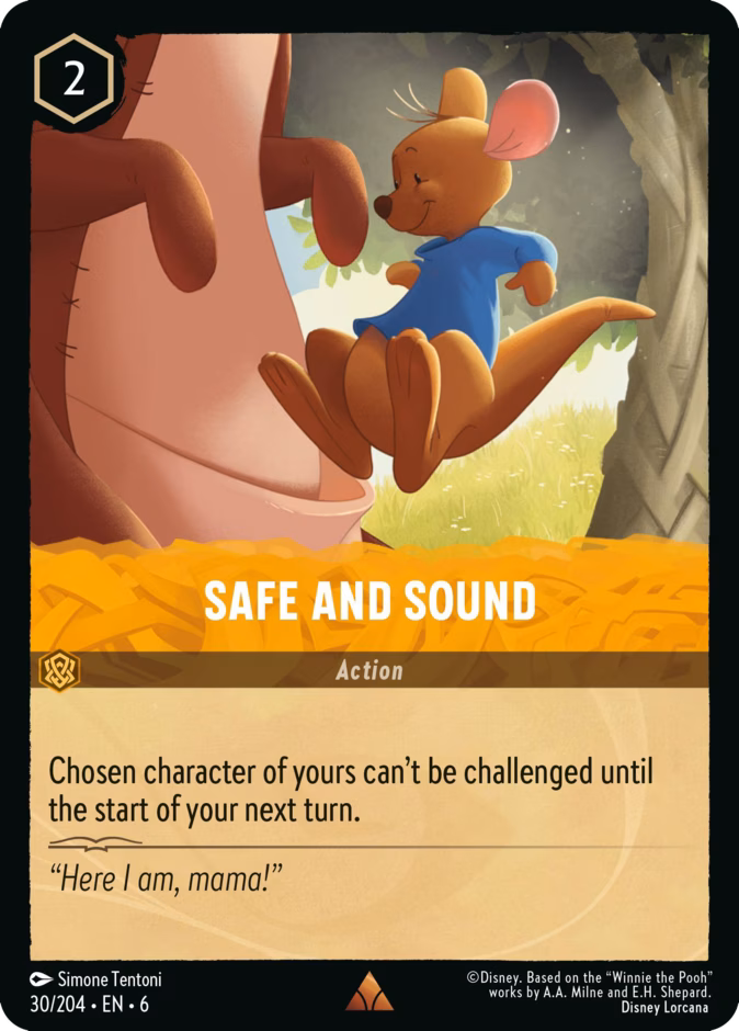 Safe and Sound — Azurite Sea #30 (Disney Lorcana card)