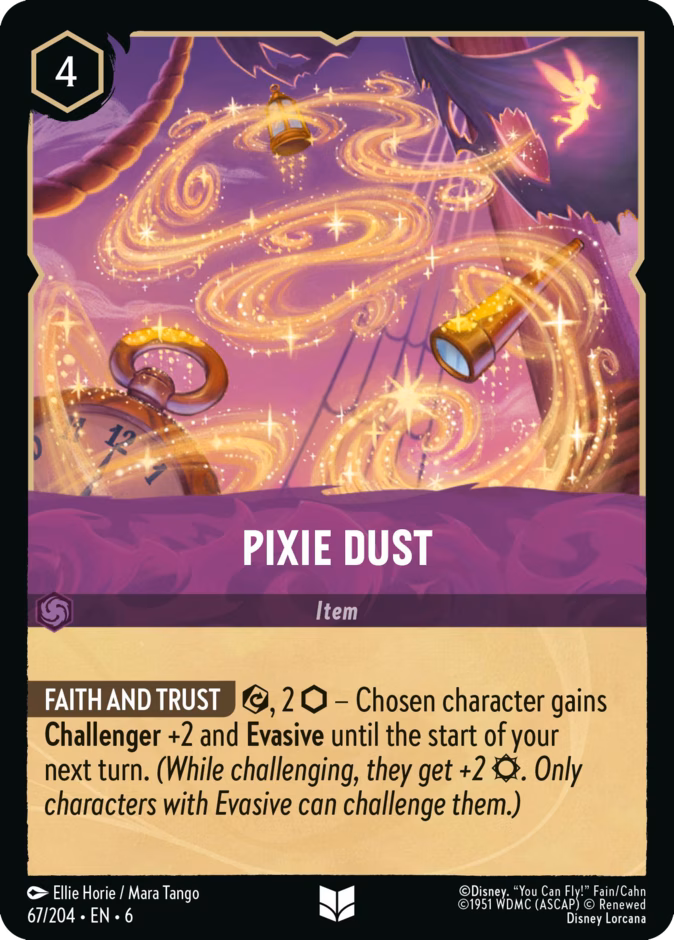 Pixie Dust — Azurite Sea #67 (Disney Lorcana card)