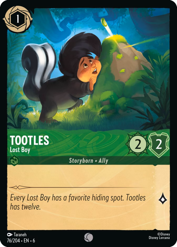 Tootles - Lost Boy — Azurite Sea #76 (Disney Lorcana card)