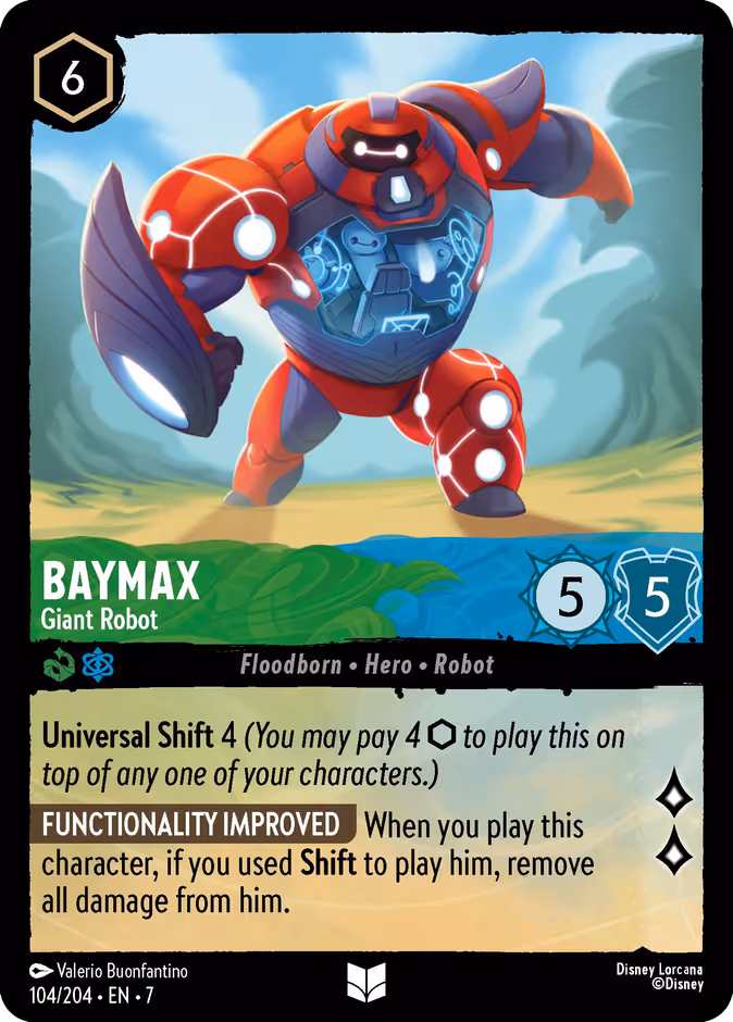 Baymax - Giant Robot — Archazia's Island #104 (Disney Lorcana card)