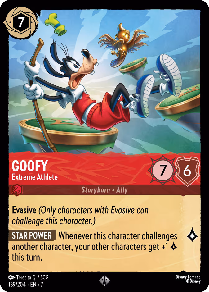Goofy - Extreme Athlete — Archazia's Island #139 (Disney Lorcana card)